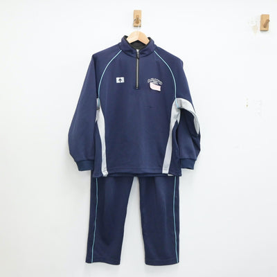 【中古】群馬県 荒砥中学校 女子制服 2点（ジャージ 上・ジャージ 下）sf018335