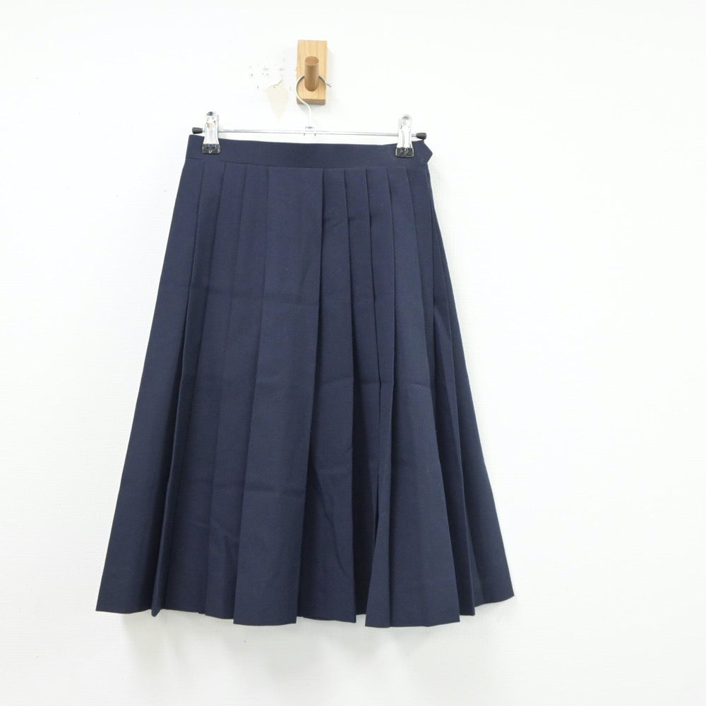 【中古】東京都 松江第二中学校 女子制服 4点（セーラー服・シャツ・スカート）sf018341