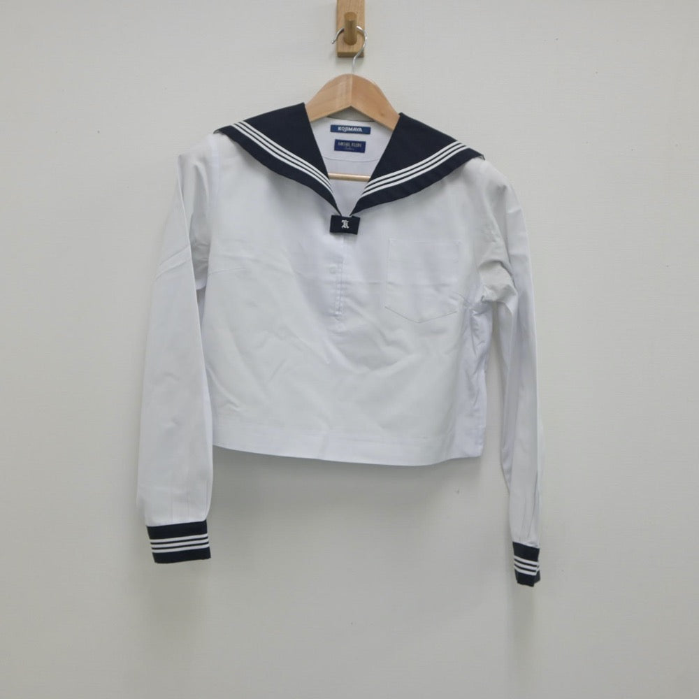 【中古】高知県 高知商業高等学校 女子制服 2点（セーラー服）sf018350