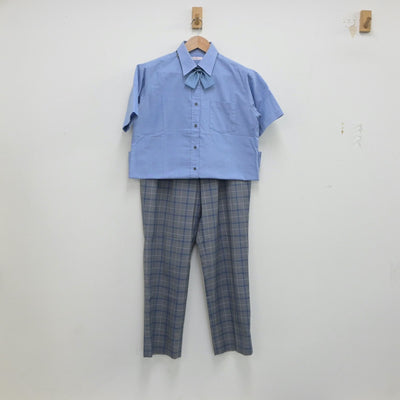 【中古】大阪府 大阪府立芦間高等学校 女子制服 3点（シャツ・ズボン）sf018358