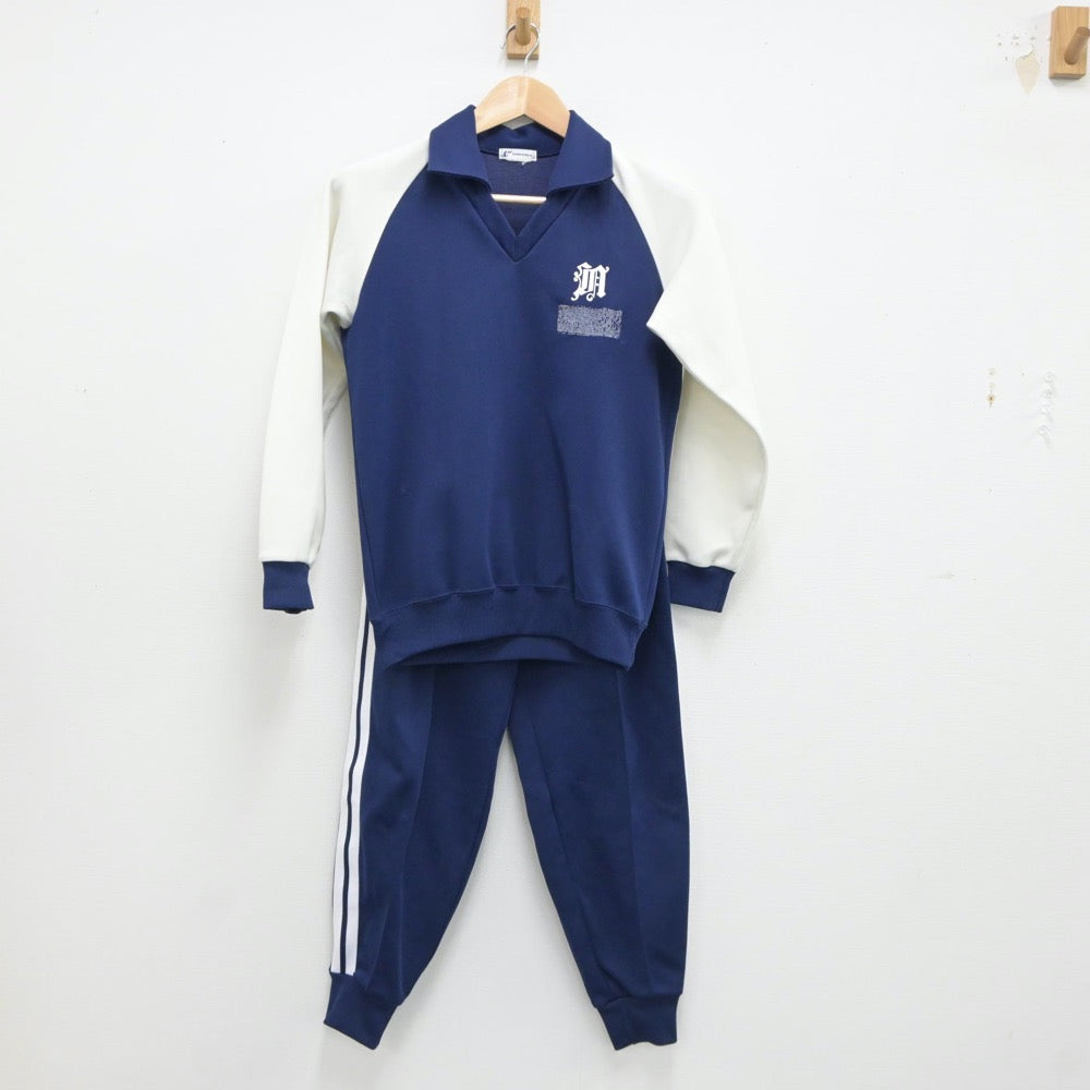 【中古】兵庫県 姫路灘中学校 女子制服 4点（体操服 上・ジャージ 上・体操服 下・ジャージ 下）sf018361