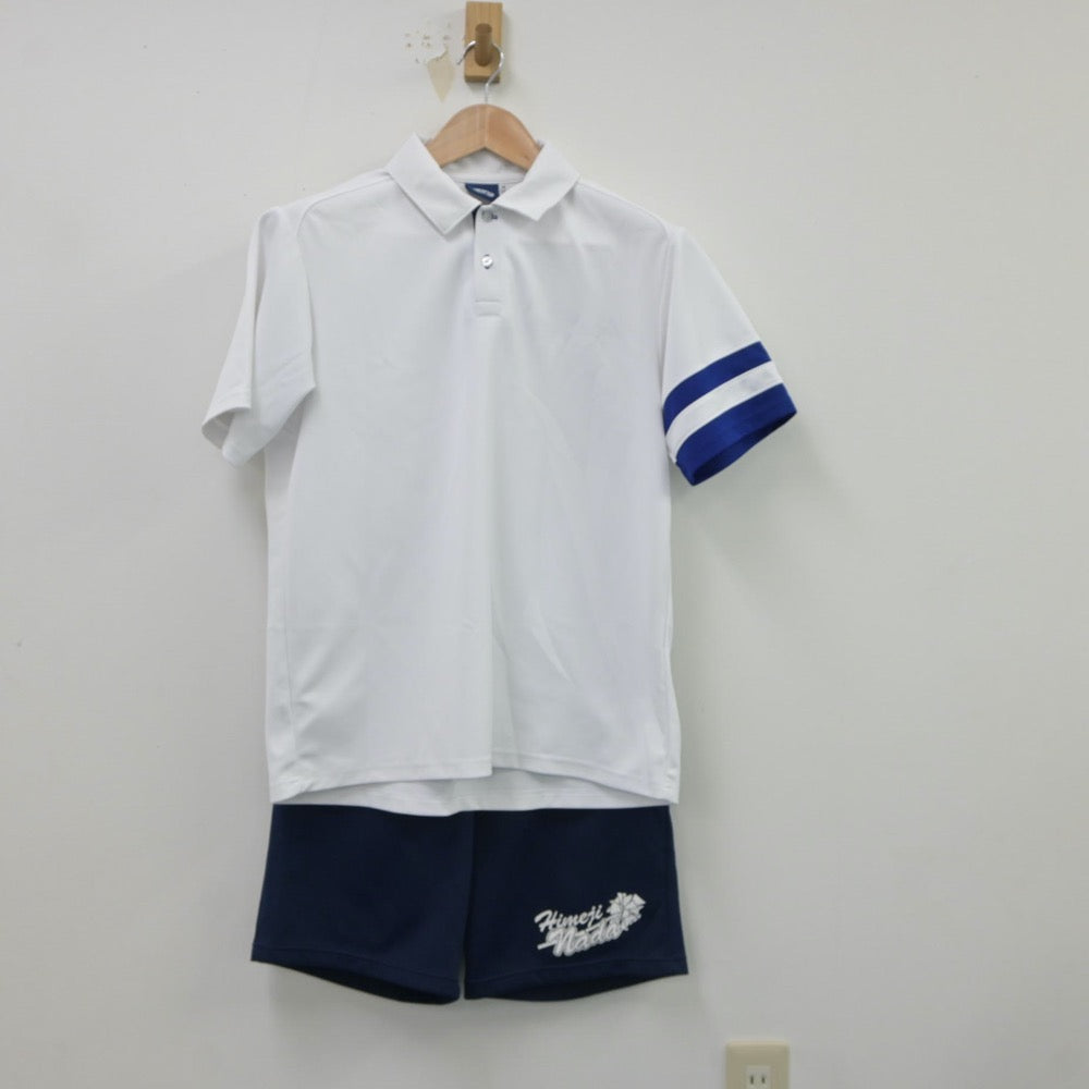 【中古】兵庫県 姫路灘中学校 女子制服 4点（体操服 上・ジャージ 上・体操服 下・ジャージ 下）sf018361