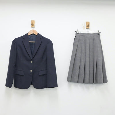 【中古】香川県 さぬき市立長尾中学校 女子制服 3点（ブレザー・ベスト・スカート）sf018365