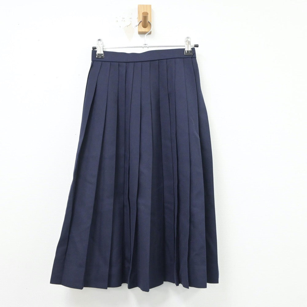 【中古】香川県 さぬき市立長尾中学校 女子制服 3点（セーラー服・スカート）sf018367