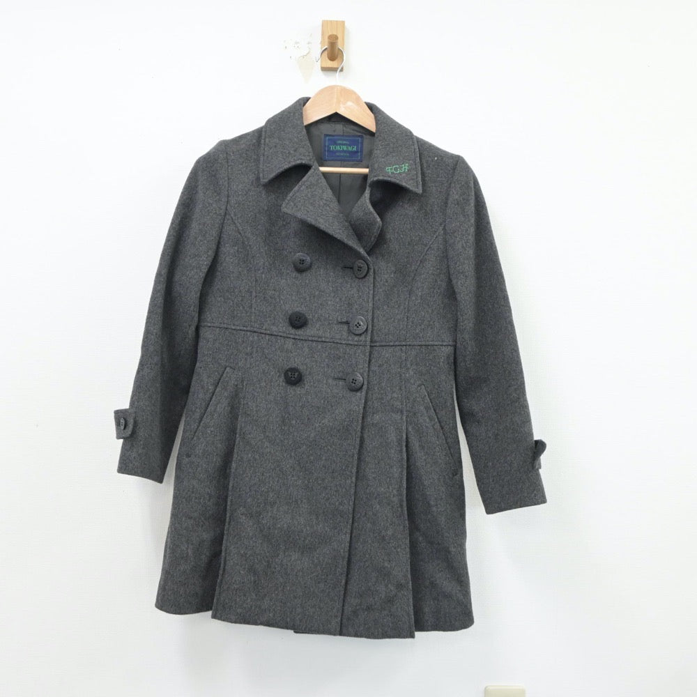 【中古】宮城県 常盤木学園高等学校 女子制服 1点（コート）sf018385