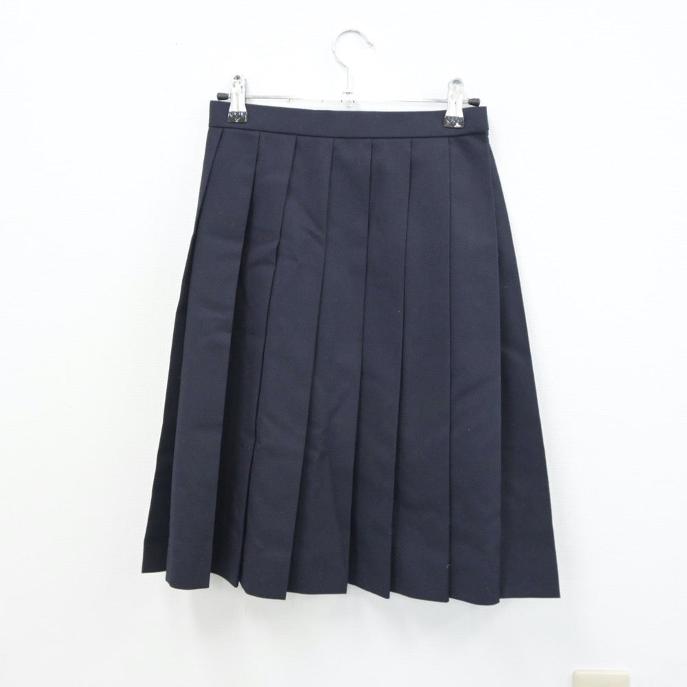 【中古】京都府 京都西山高等学校 女子制服 6点（ブレザー・シャツ・ニット・スカート）sf018390