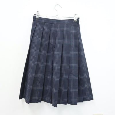 【中古】京都府 京都西山高等学校 女子制服 5点（シャツ・ニットベスト・スカート）sf018392