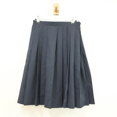 【中古】茨城県 大穂中学校 女子制服 2点（セーラー服・スカート）sf018393