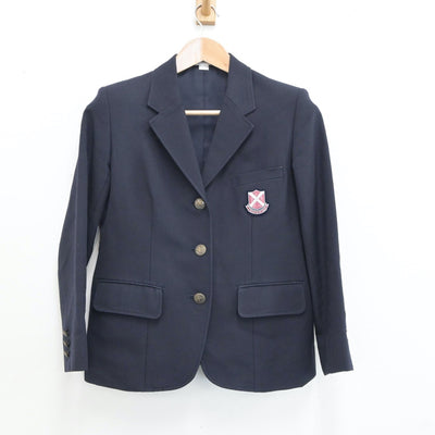 【中古】大阪府 桃山学院高等学校 女子制服 3点（ブレザー・スカート）sf018410