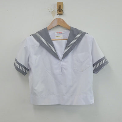 【中古】大阪府 明浄学院高等学校 女子制服 3点（セーラー服・セーラー服）sf018411