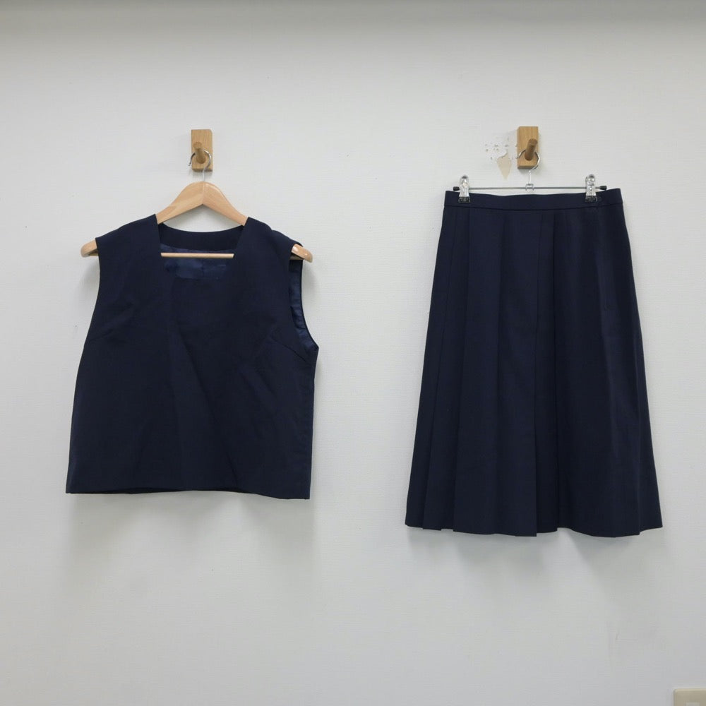 中古制服】宮城県 寺岡中学校 女子制服 2点（ベスト・スカート）sf018421【リサイクル学生服】 | 中古制服通販パレイド