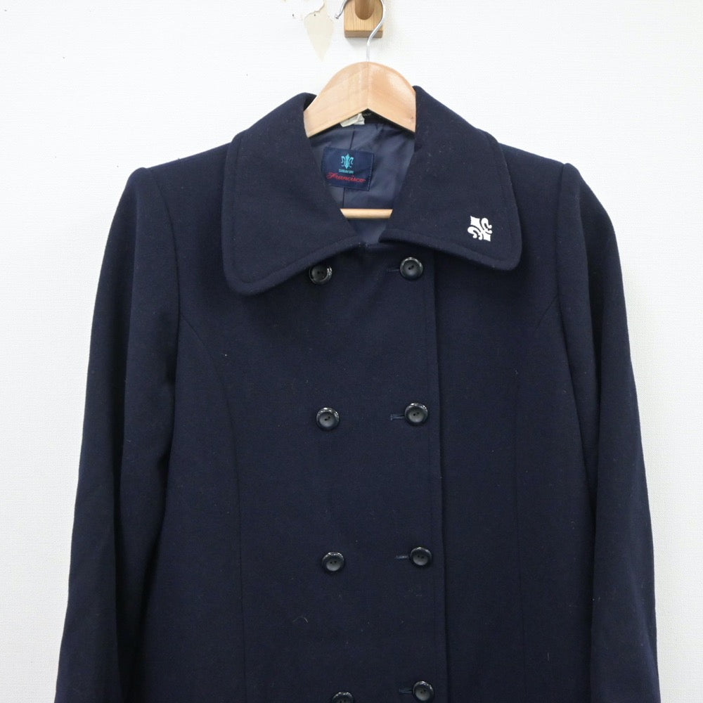 【中古】宮城県 仙台白百合学園高等学校 女子制服 1点（コート）sf018424