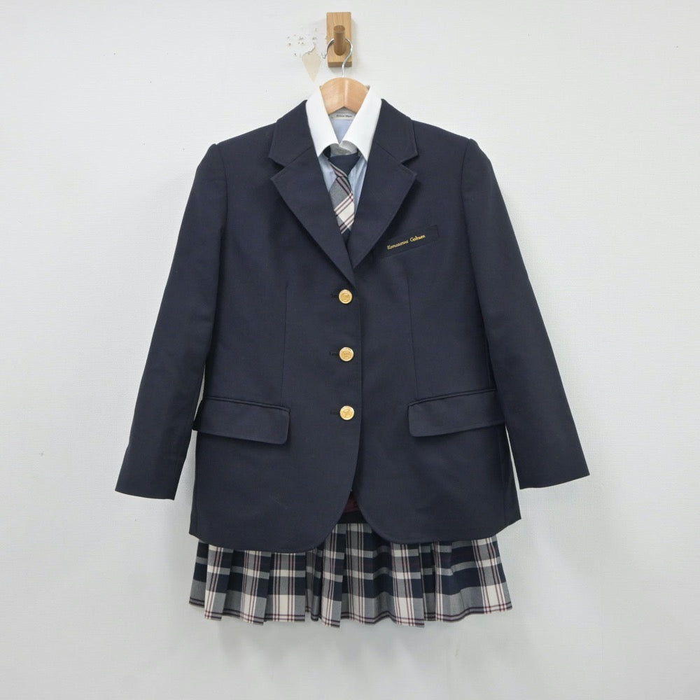 【中古】東京都 駒沢学園女子中学校・高等学校 女子制服 4点（ブレザー・シャツ・スカート）sf018439