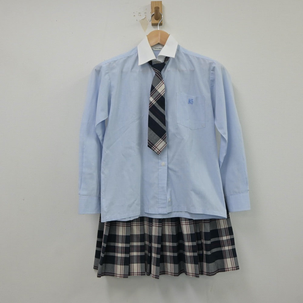 【中古】東京都 駒沢学園女子中学校・高等学校 女子制服 4点（ブレザー・シャツ・スカート）sf018439