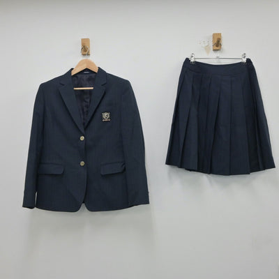 【中古】東京都 東亜学園高等学校 女子制服 3点（ブレザー・ベスト・スカート）sf018443