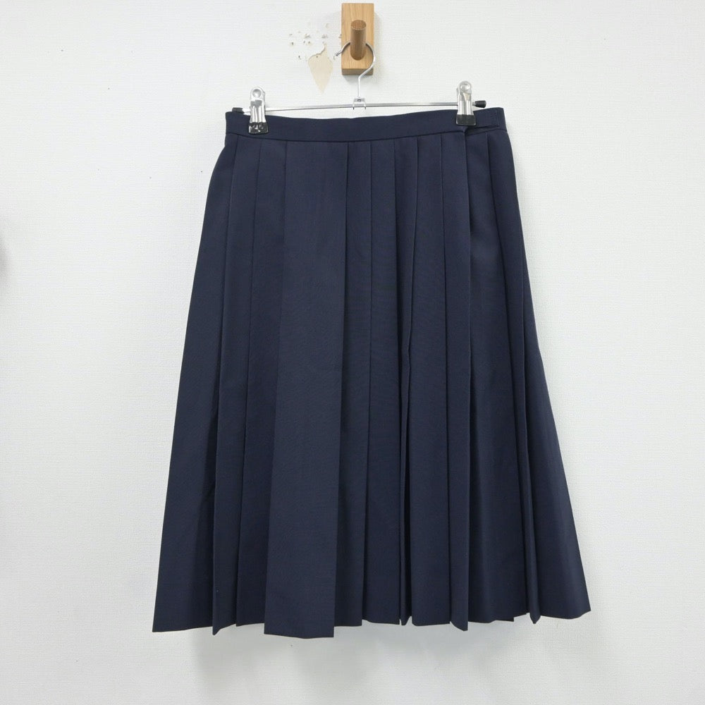 【中古】東京都 大泉学園中学校 女子制服 2点（ベスト・スカート）sf018452