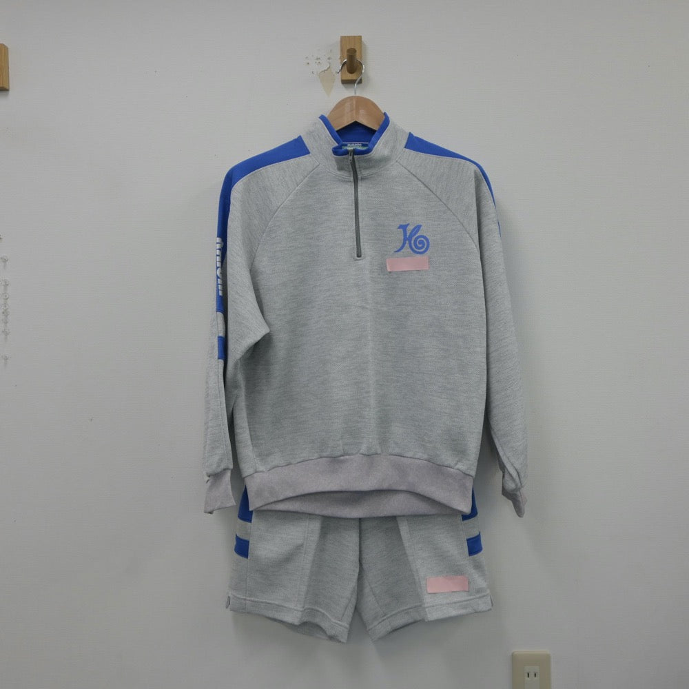 【中古】埼玉県 開智高等学校 女子制服 3点（ジャージ 上・ジャージ 下・体操服 下）sf018455