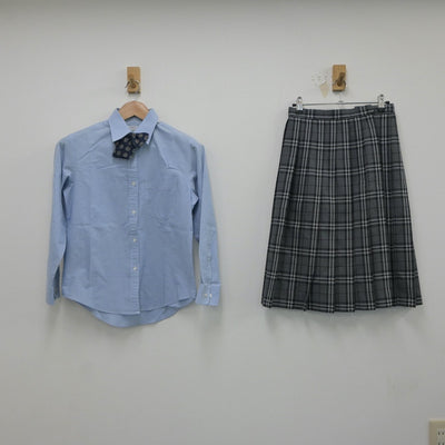 【中古】埼玉県 開智高等学校 女子制服 5点（ブレザー・シャツ・ニット・スカート）sf018456