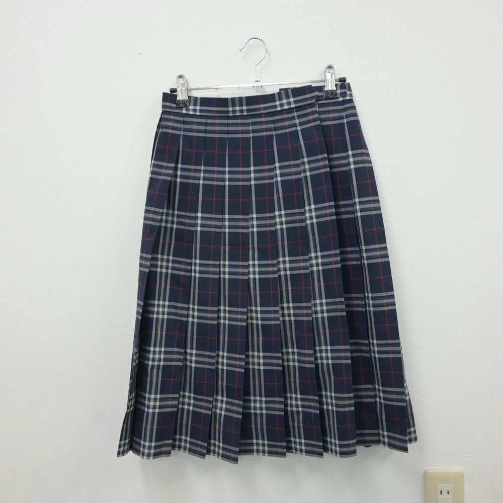 【中古】埼玉県 開智高等学校 女子制服 3点（シャツ・ニットベスト・スカート）sf018457