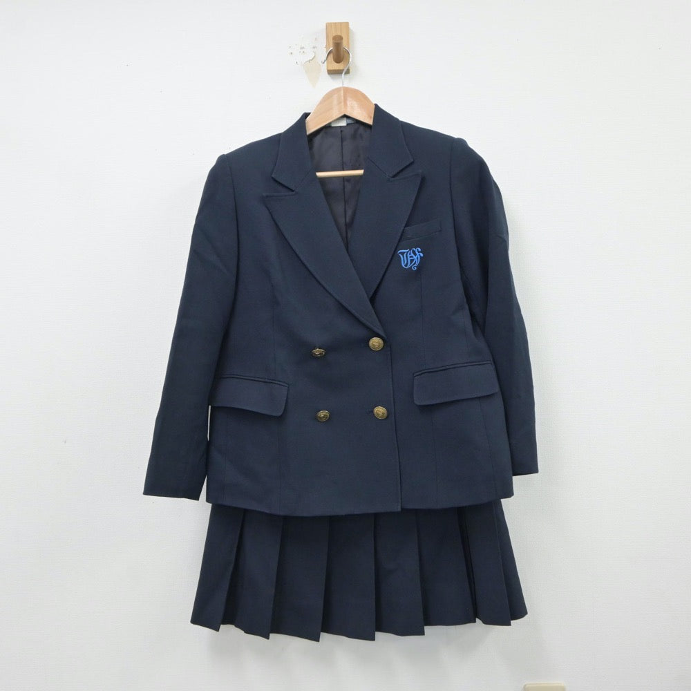 【中古】兵庫県 神戸常盤女子高等学校 女子制服 2点（ブレザー・スカート）sf018458