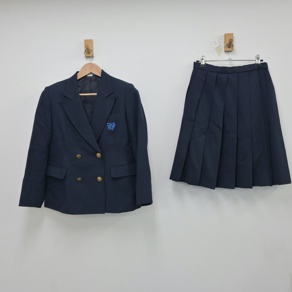 中古制服】兵庫県 神戸常盤女子高等学校 女子制服 2点（ブレザー