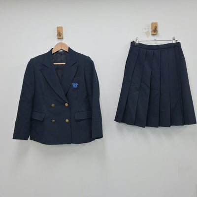 【中古】兵庫県 神戸常盤女子高等学校 女子制服 2点（ブレザー・スカート）sf018458