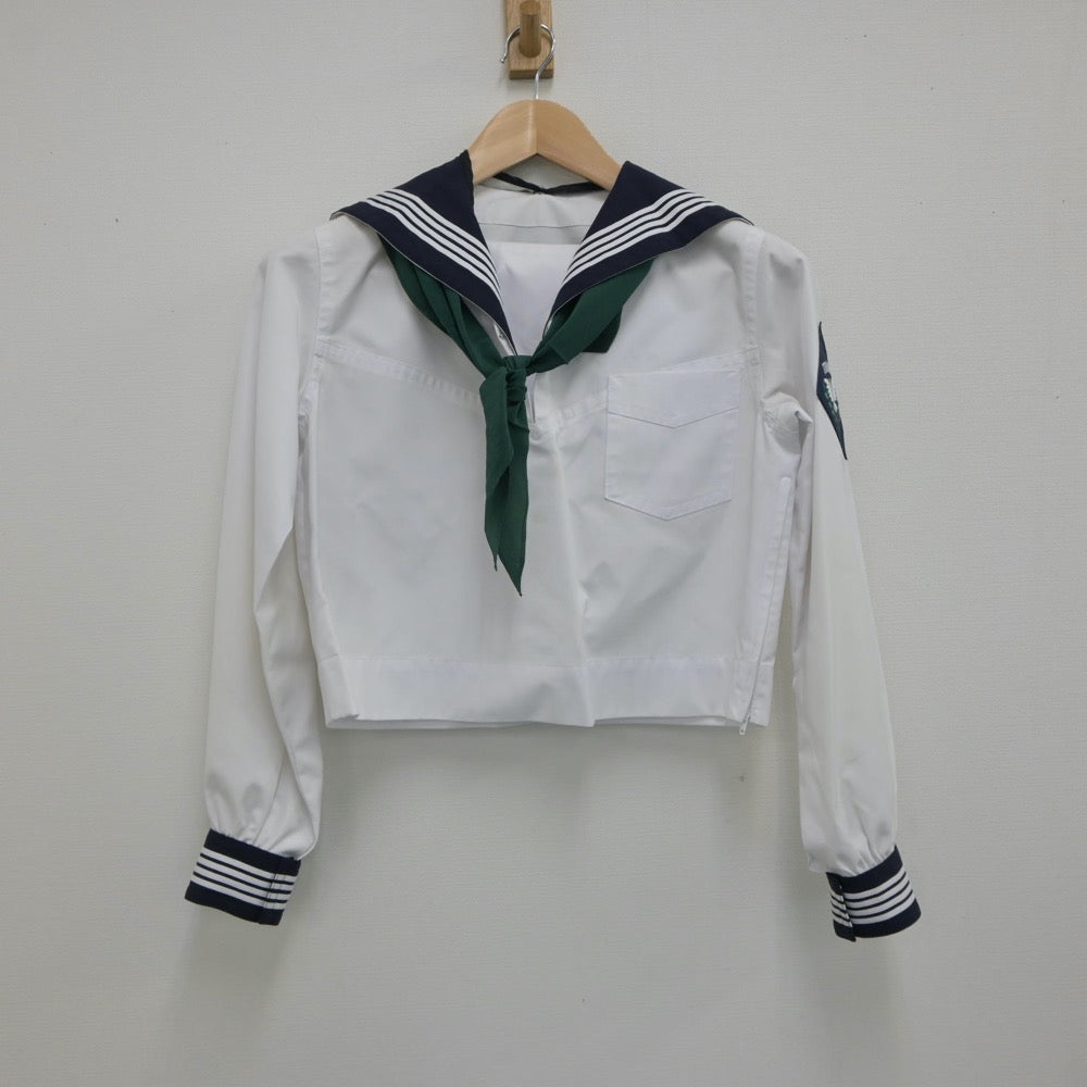 【中古】宮城県 常盤木学園高等学校 女子制服 4点（セーラー服・スカート）sf018468