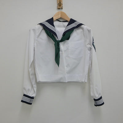 【中古】宮城県 常盤木学園高等学校 女子制服 4点（セーラー服・スカート）sf018468