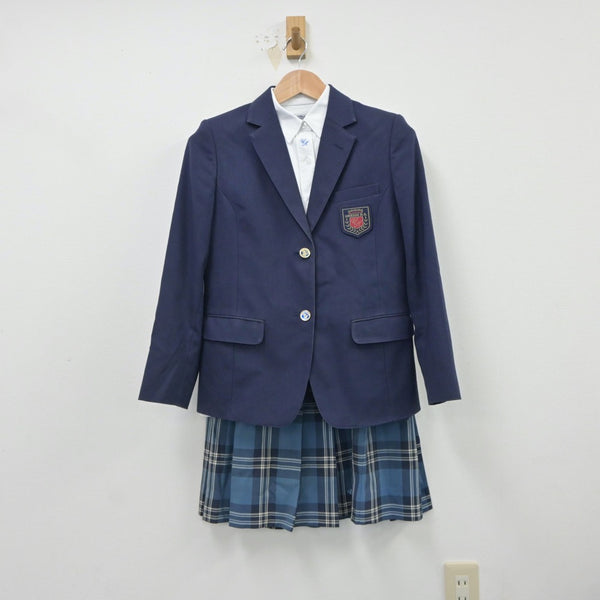 【中古】沖縄県 浦添高等学校 女子制服 3点（ブレザー・シャツ・スカート）sf018473