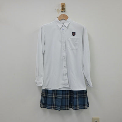 【中古】沖縄県 浦添高等学校 女子制服 3点（ブレザー・シャツ・スカート）sf018473