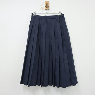 【中古】静岡県 旭が丘中学校 女子制服 3点（セーラー服・スカート）sf018475