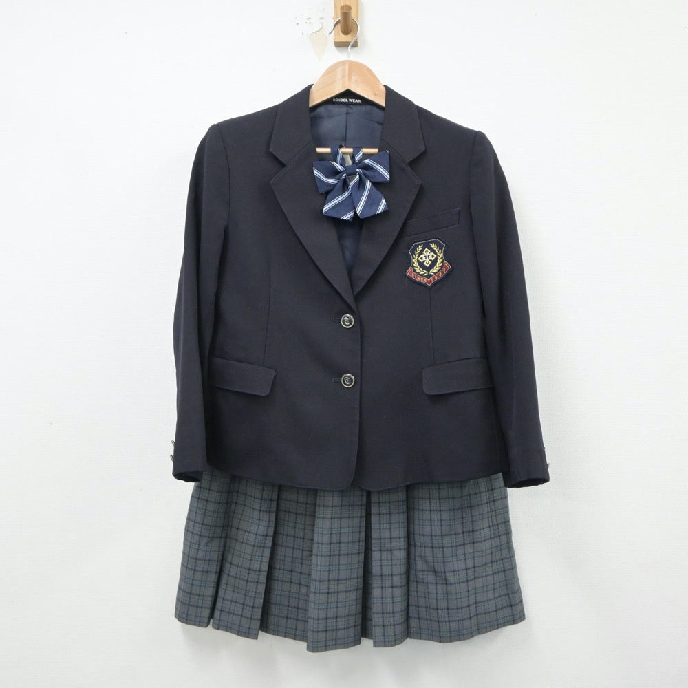 【中古】東京都 田無第一中学校 女子制服 3点（ブレザー・スカート）sf018489