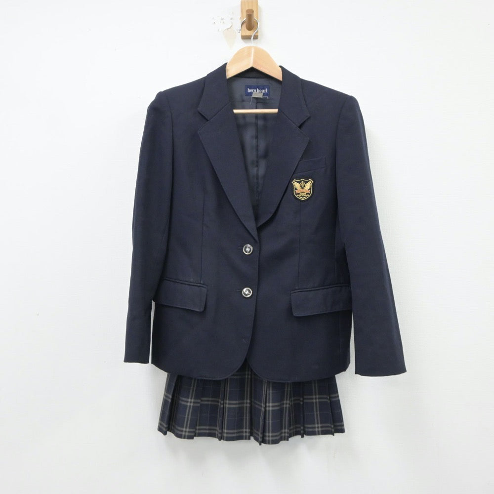 【中古】千葉県 柏陵高等学校 女子制服 4点（ブレザー・スカート）sf018491