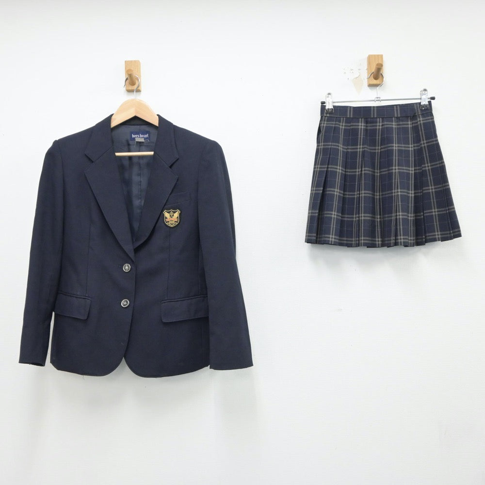 【中古】千葉県 柏陵高等学校 女子制服 4点（ブレザー・スカート）sf018491