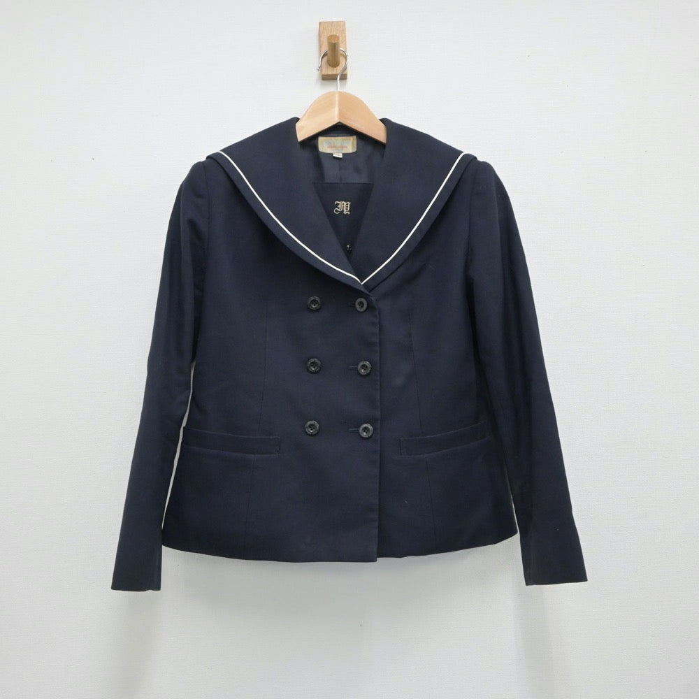 【中古】東京都 板橋有徳高等学校 女子制服 2点（セーラー服・スカート）sf018492