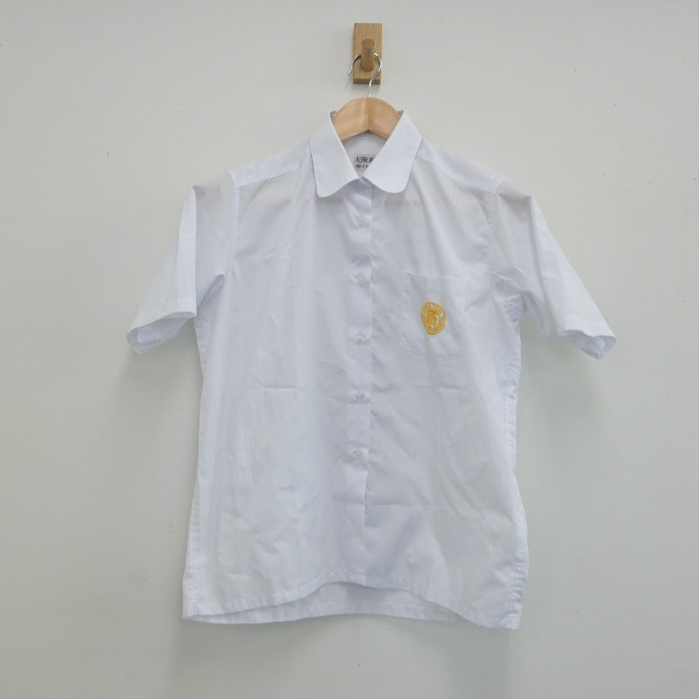 【中古】大阪府 大阪桐蔭中学校 女子制服 3点（シャツ・ベスト・スカート）sf018501