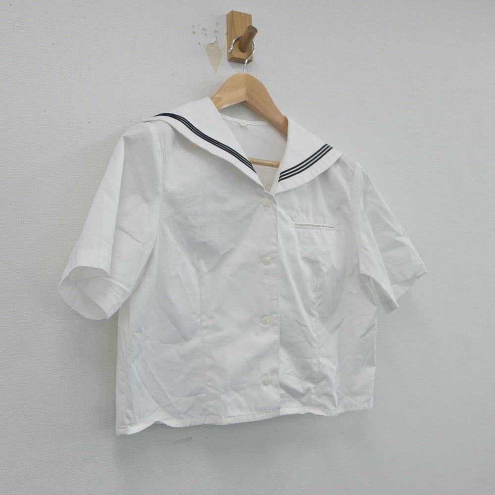 【中古】東京都 小松川高等学校 女子制服 2点（セーラー服）sf018503