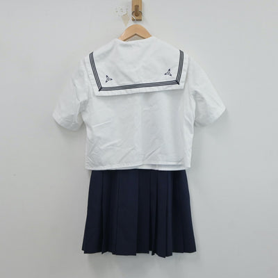 【中古】東京都 小松川高等学校 女子制服 3点（セーラー服・スカート）sf018504