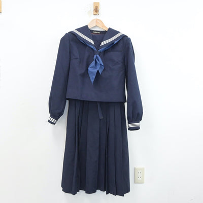 【中古】東京都 上板橋第三中学校 女子制服 3点（セーラー服・ジャンパースカート）sf018512