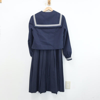 【中古】東京都 上板橋第三中学校 女子制服 3点（セーラー服・ジャンパースカート）sf018512