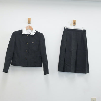 【中古】福岡県 門司大翔館高等学校 女子制服 3点（ブレザー・シャツ・スカート）sf018519