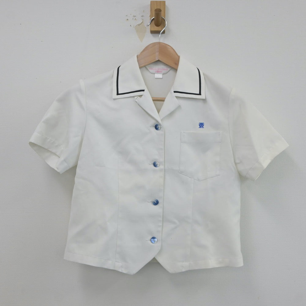 【中古】福岡県 門司大翔館高等学校 女子制服 2点（シャツ）sf018522