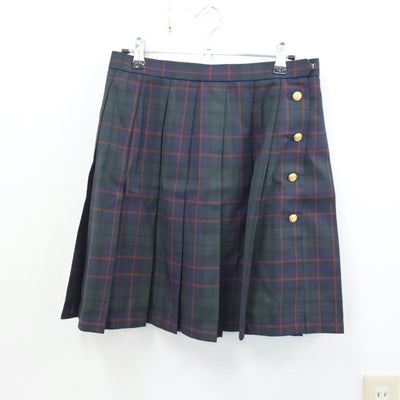 【中古】東京都 鶴川高等学校 女子制服 4点（ブレザー・ベスト・スカート）sf018529