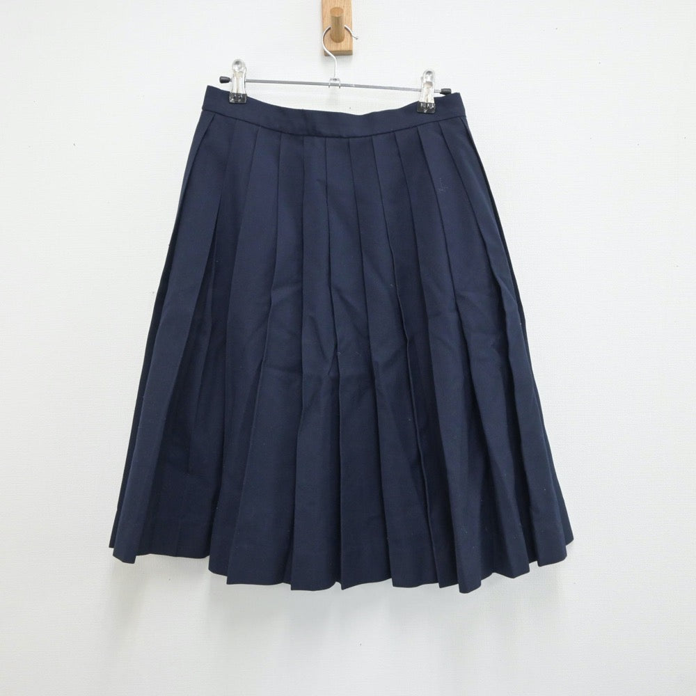 【中古】静岡県 浅羽南中学校 女子制服 3点（セーラー服・スカート）sf018539