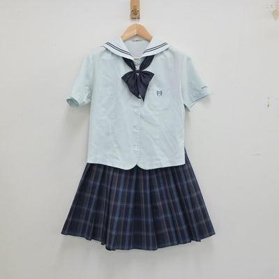 【中古】埼玉県 秋草学園高等学校 女子制服 4点（セーラー服・スカート）sf018542