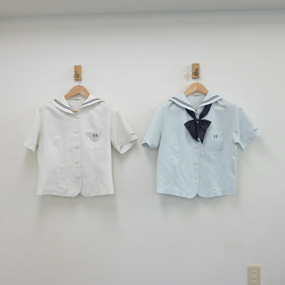 【中古】埼玉県 秋草学園高等学校 女子制服 4点（セーラー服・スカート）sf018542