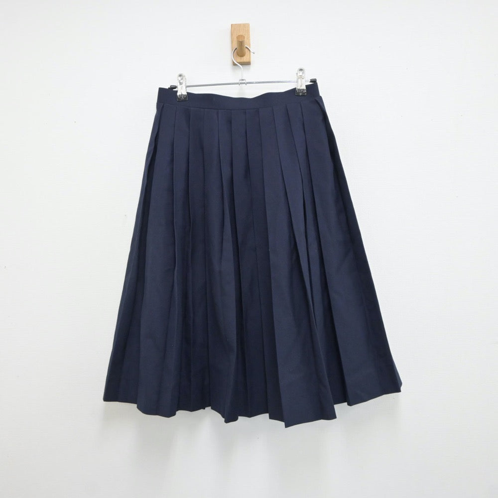 【中古】岩手県 見前中学校 女子制服 3点（セーラー服・スカート）sf018549