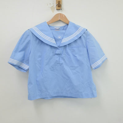 【中古】岩手県 見前中学校 女子制服 2点（セーラー服）sf018550