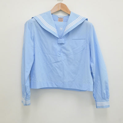 【中古】岩手県 見前中学校 女子制服 2点（セーラー服）sf018550