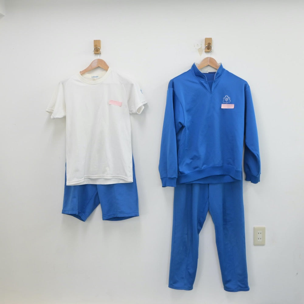 【中古】岩手県 見前中学校 女子制服 4点（体操服 上・体操服 下・ジャージ 上・ジャージ 下）sf018554